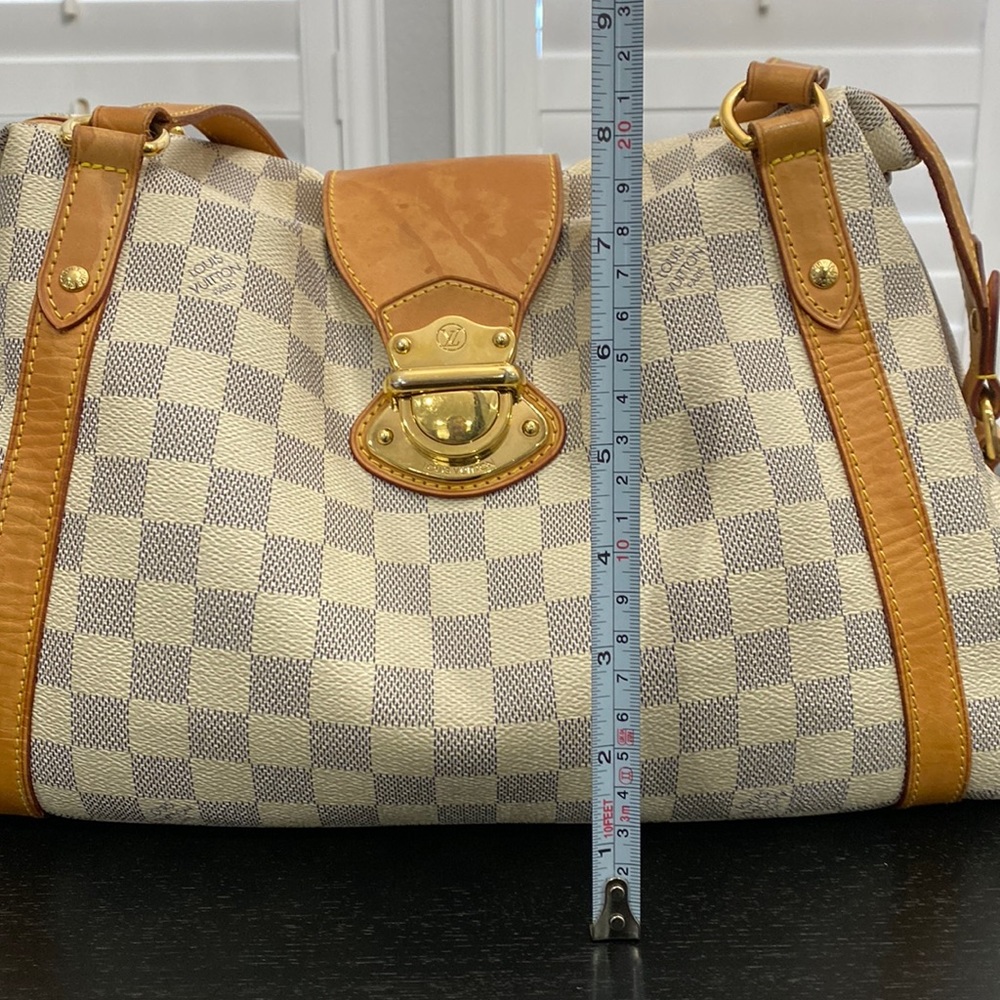 Louis Vuitton White Damier Shoulder Bag - Picture 14 of 16